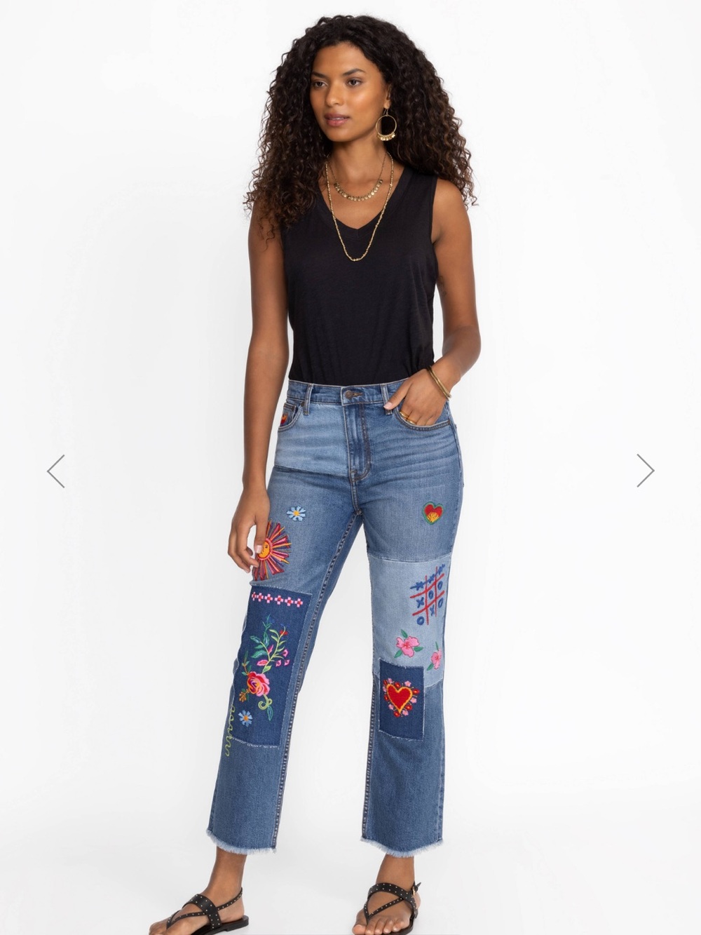 Johnny Was SANDRA STRAIGHT
CROPPED JEAN
HIGH RISE size 26 excellent condition - Picture 12 of 15